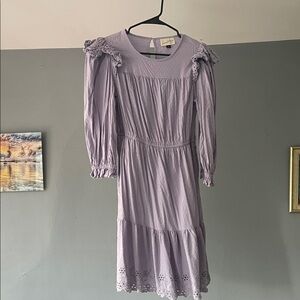 Universal Thread Lilac Long Sleeve Dress